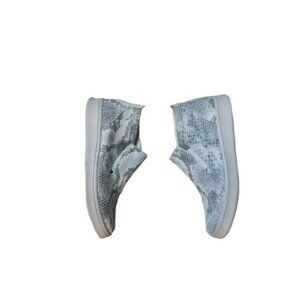 Mark Nason Size 7 Gray Taupe Reptile Faux Leather Casual Ankle Bootie Shoes